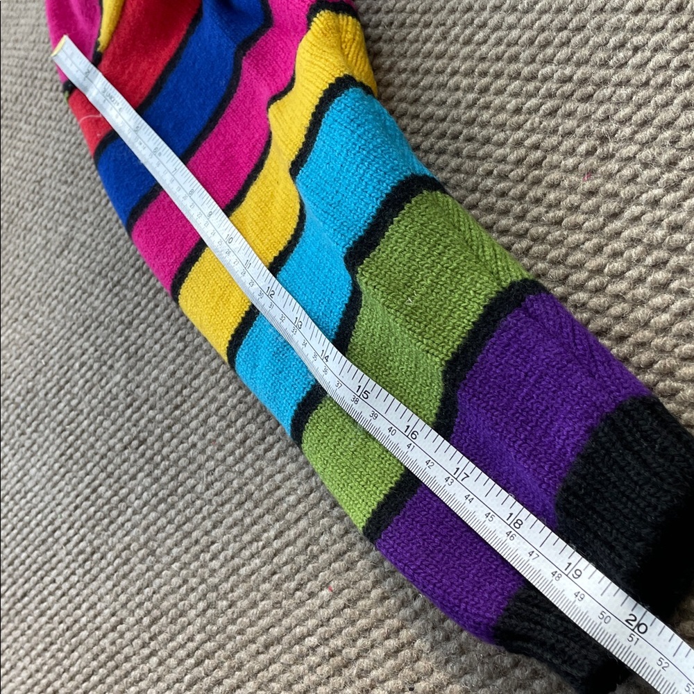 Simon Chang Multicolor Wool Sweater - Picture 5 of 12